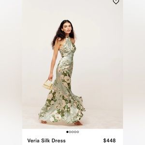 Reformation Veria Silk Dress